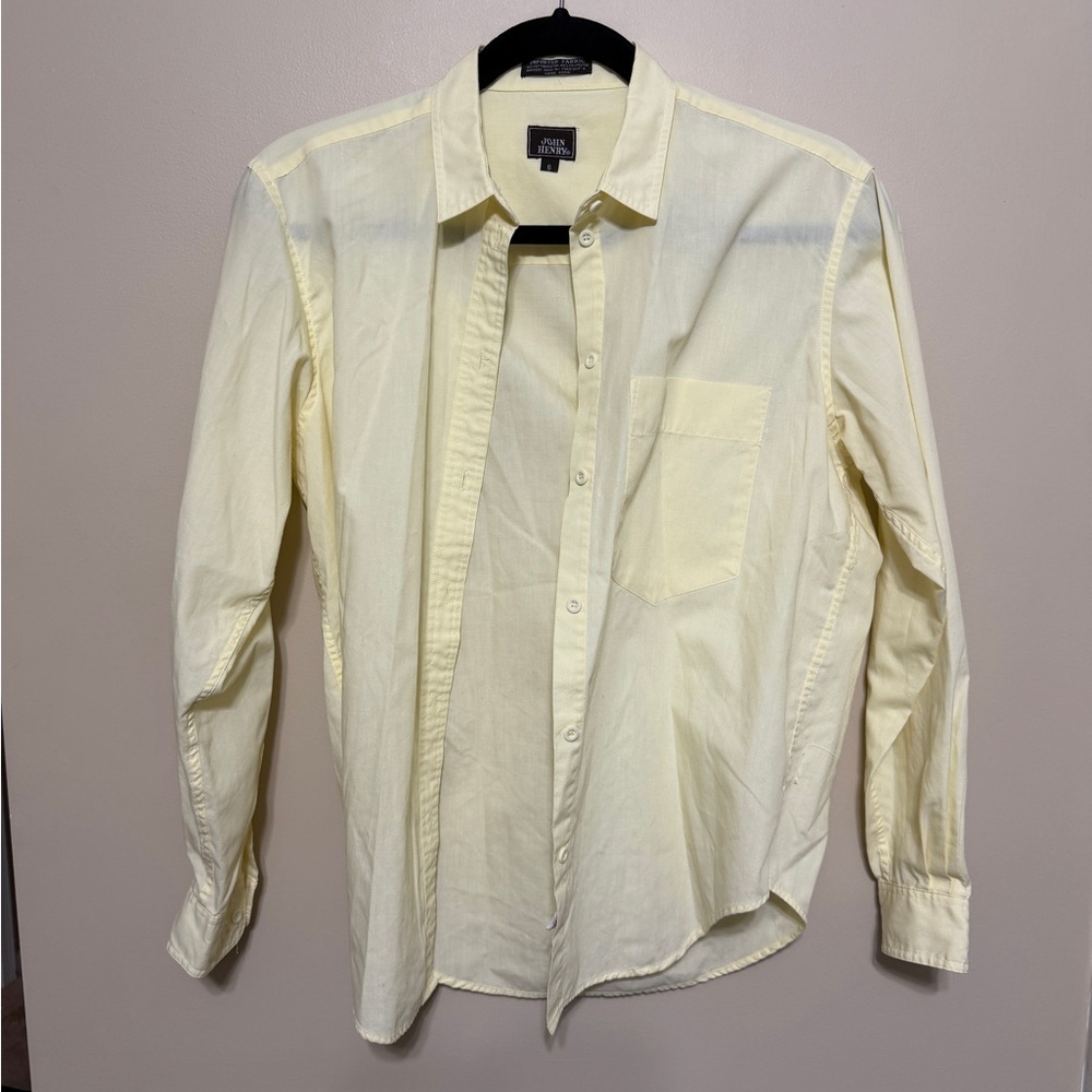 Vintage John Henry Light Yellow Shirt